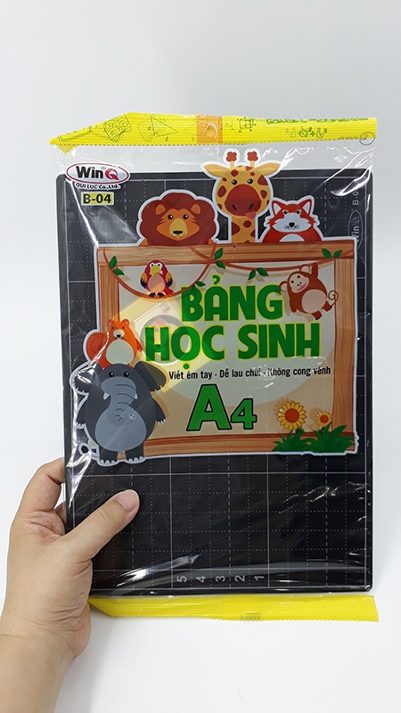 Bộ 2 Bảng Đen Học Sinh A4 WinQ B04