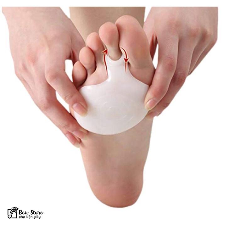 2 Miếng Đệm Silicone Chống Trượt Bảo Vệ Bàn Chân Trước Hỗ Trợ Vòm Bàn Chân #sil55