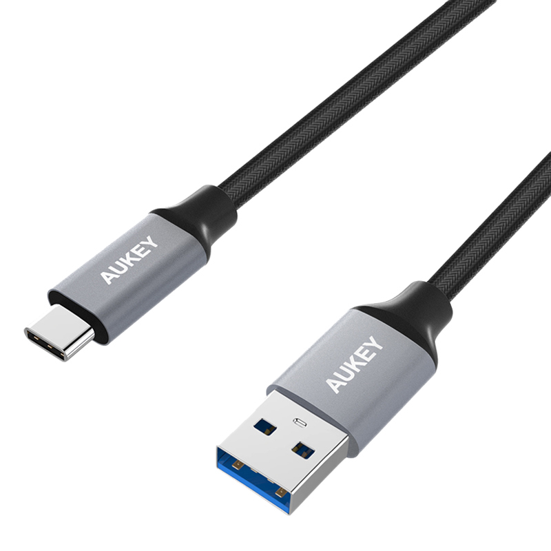 Bộ 3 Dây Cáp Sạc USB Type-C Aukey CB-CMD1 - Hàng Chính Hãng