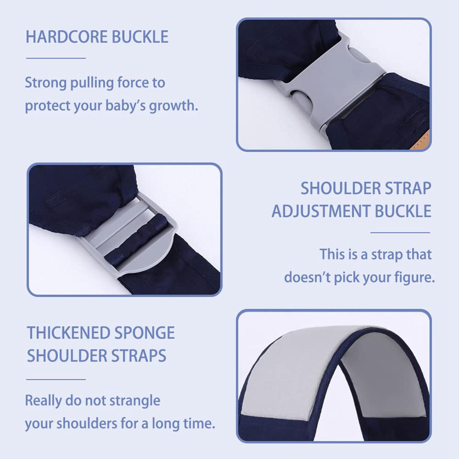 Baby Carrier Infant Carrier Slings Adjustable Sturdy Mesh Infant Wrap Green