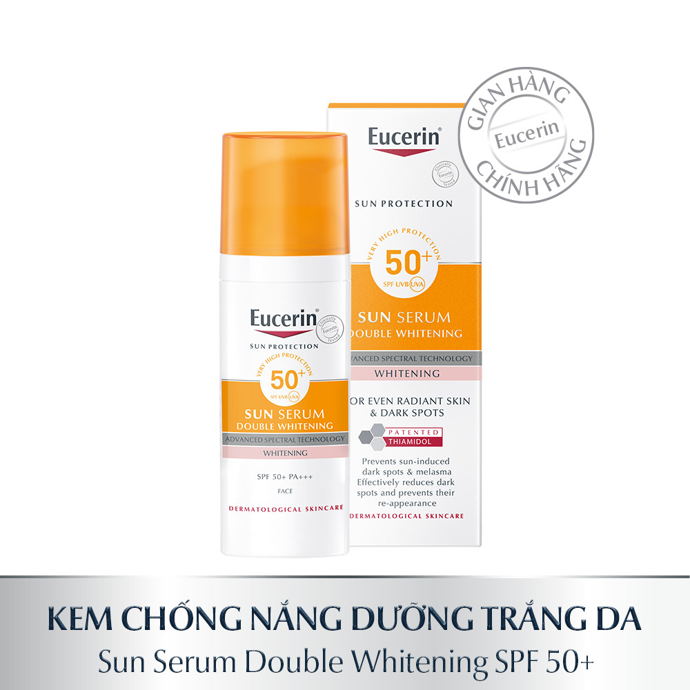 Tinh chất chống nắng giảm thâm nám Eucerin Spotless Brightening Serum SPF50+ 50ml