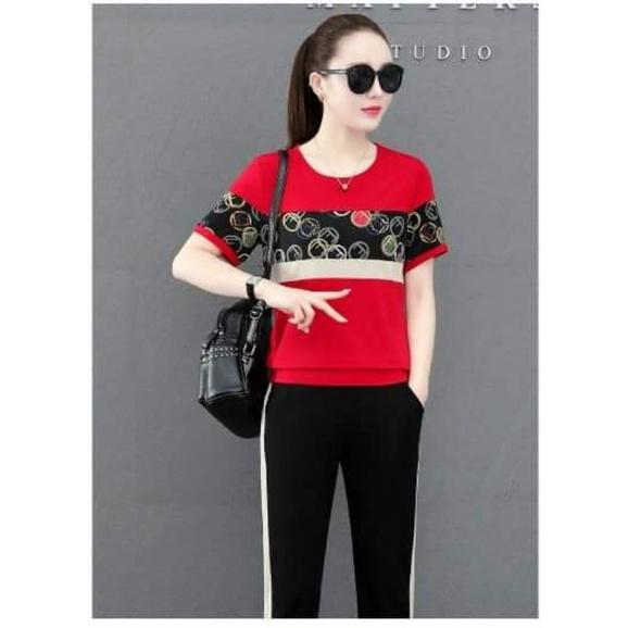 SÉT BỘ THỂ THAO PHỐI HỌA TIẾT TRÒN