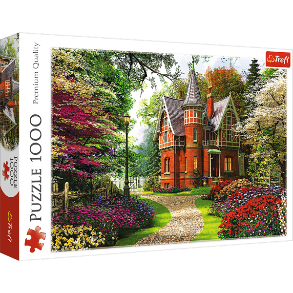 Mua Tranh ghép hình TREFL 10355 - 1000 mảnh phong cảnh Victorian Cottage  (jigsaw puzzle Tranh ghép hình