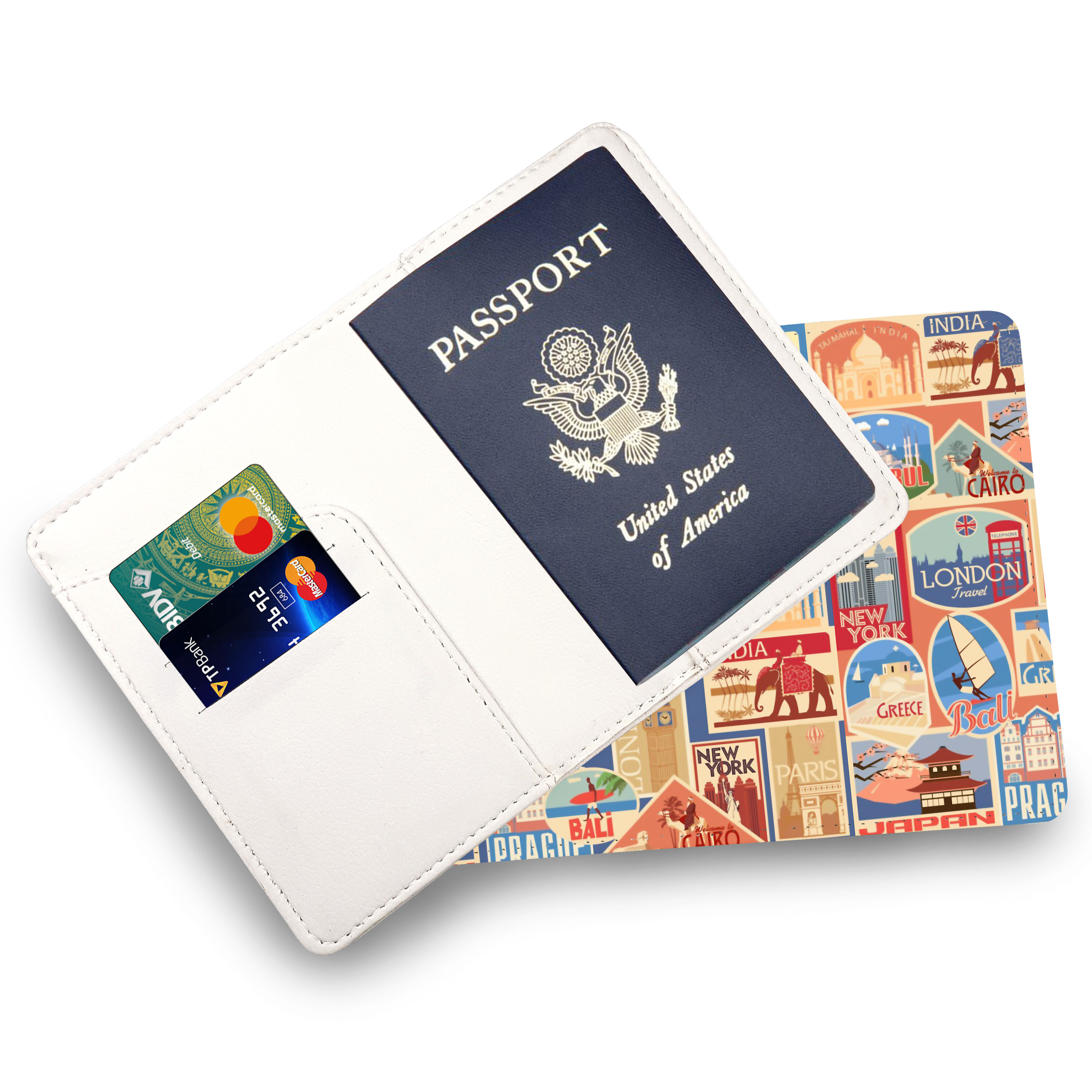 Bao Da Passport Du Lịch WONDER WORLD - Ví Đựng Hộ Chiếu STormbreaker KỲ QUAN THẾ GIỚI - Hình ảnh độc đáo nghệ thuật thiết kế đa năng tiện lợi - Passport Cover Holder - LT059