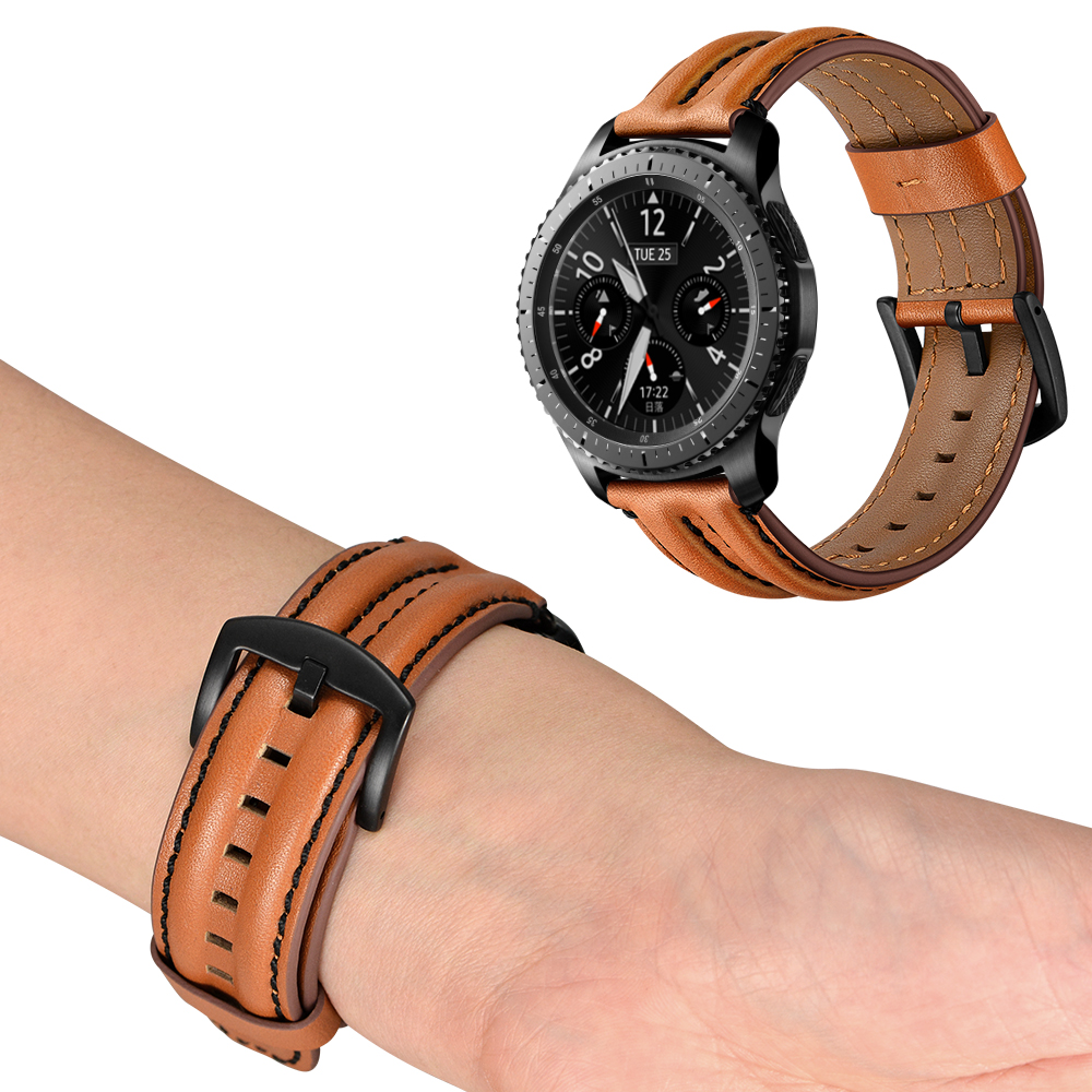 Dây Da Bò cho Galaxy Watch 3 41mm / Galaxy Watch 42 / Garmin / Ticwatch / Galaxy Watch Active 2 (Size 20mm)