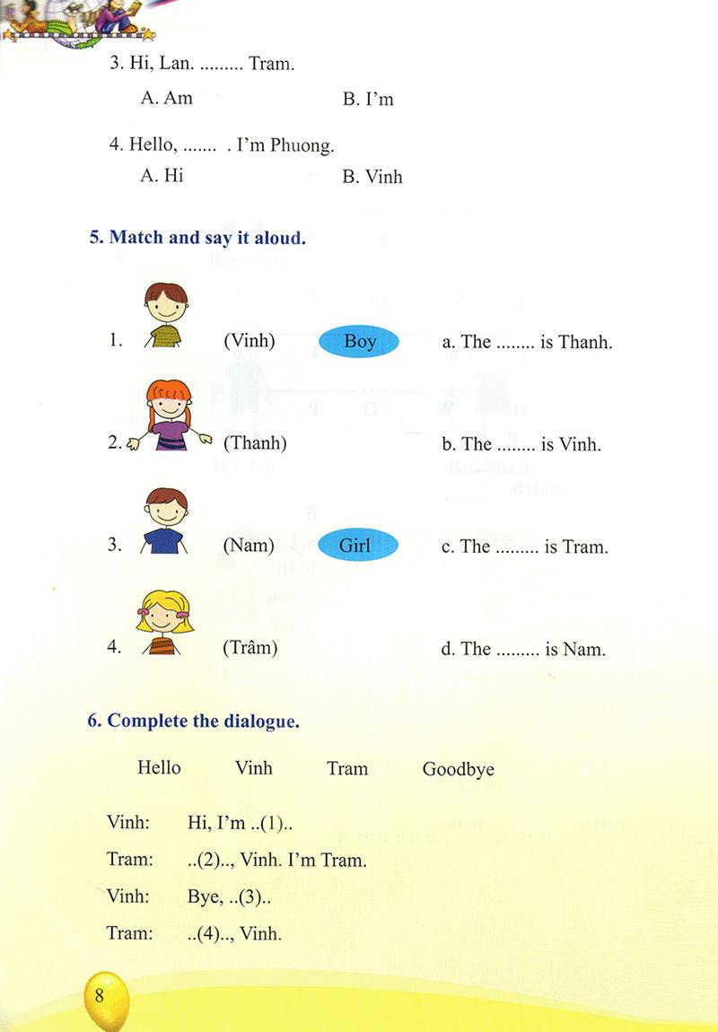 Vở Thực Hành Tiếng Anh Lớp 3