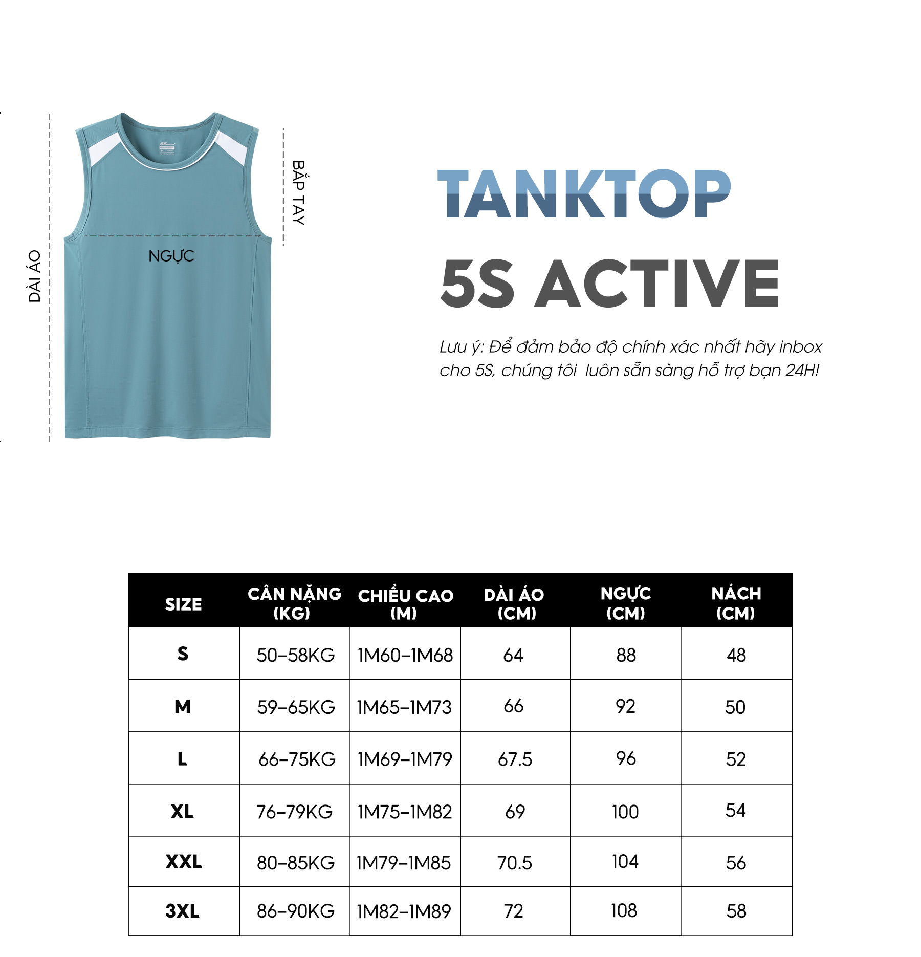 Áo Sát Nách Nam 5S ACTIVE, Chất Liệu FREEZING Siêu Nhẹ, Mát, Thoáng Khí, Thiết Kế Thể Thao, Khỏe Khoắn