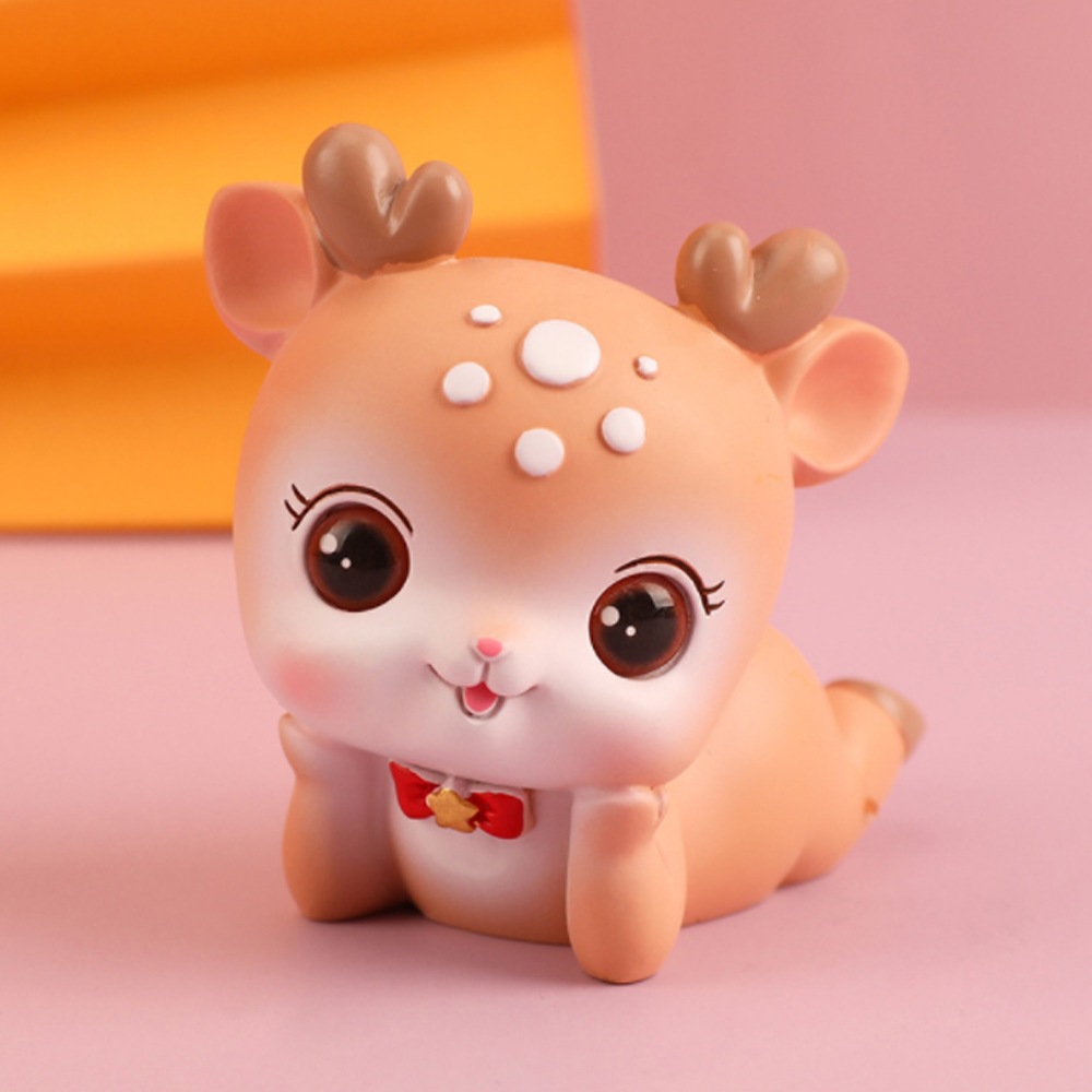 Bộ 04 chú Hươu con màu nâu đáng yêu