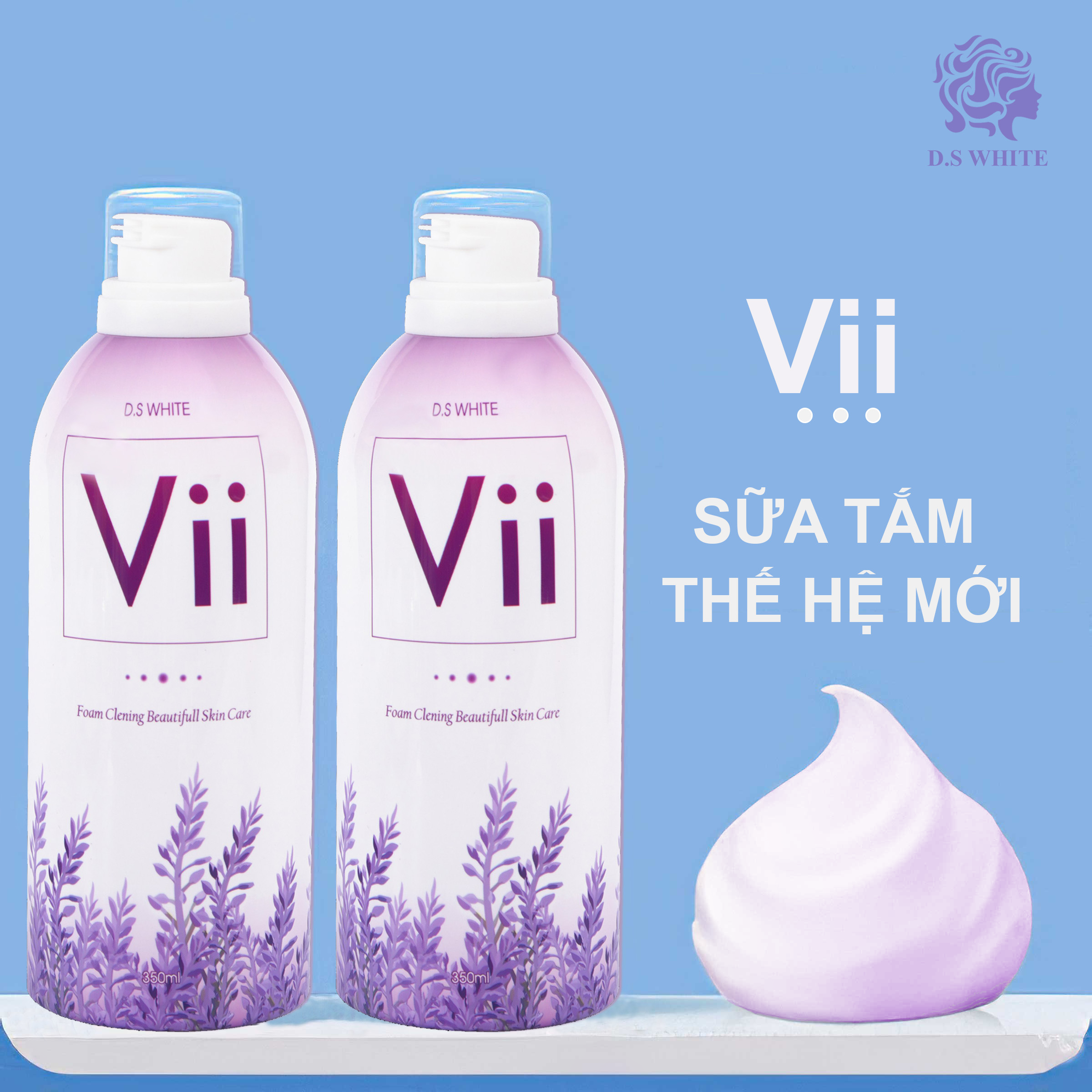 Sữa Tắm Trắng Da Vii Hương Hoa Lavender 250ml