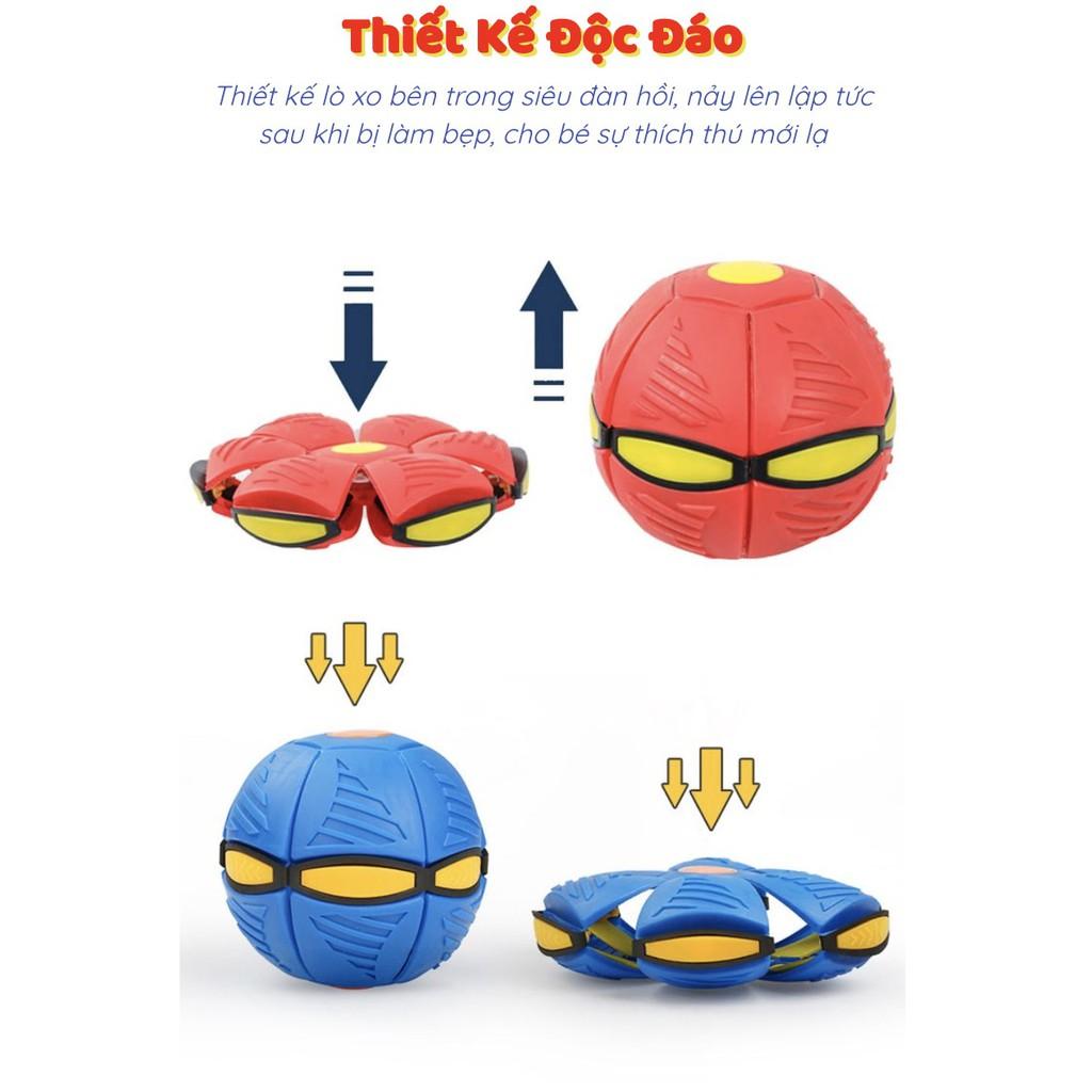 BÓNG ĐÁ KHÔNG CẦN BƠM HƠI XẾP GỌN FOOTBALL KIDS USA CÓ ĐÈN LED