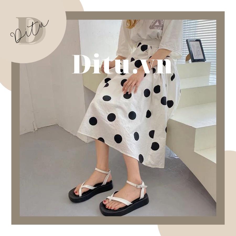 Sandal Nữ Ulzzang Quai Chéo Ngón - Giày Sandal Nữ Đi Học, Đi Chơi Hot 2021