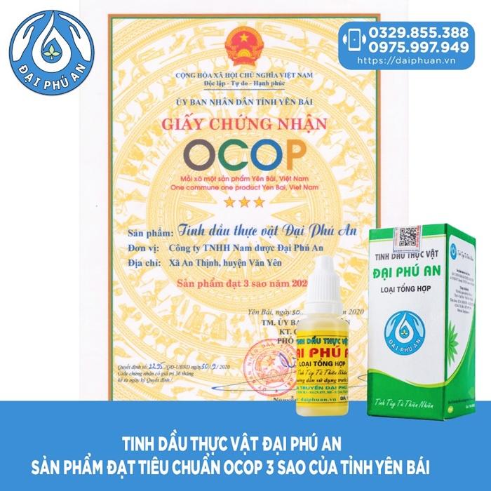 Bộ 3 Lọ Tinh Dầu Thực Vật Đại Phú An