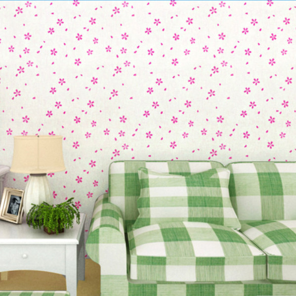 GIẤY DÁN TƯỜNG KHỔ 45CM X10M 5 CÁNH ĐỎ NHỎ