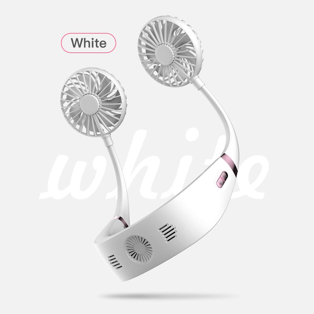 Quạt đeo cổ mini, sạc USB, làm mát 3 tốc độ, siêu tiện lợi