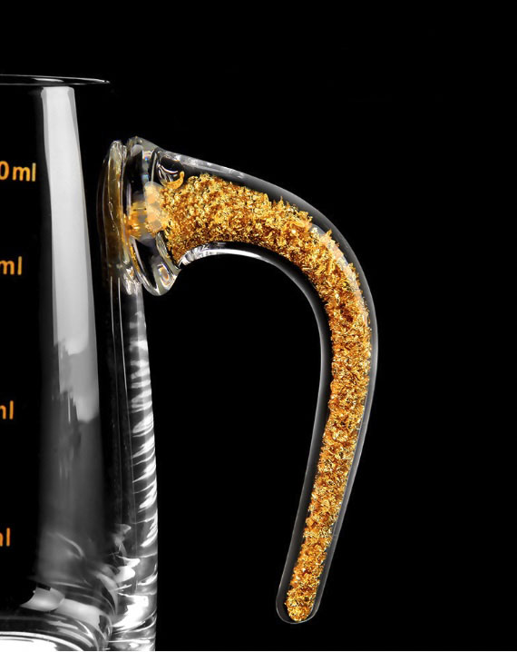 Bộ Ly Rượu Pha Lê Vàng 24K Billionaire Carafe