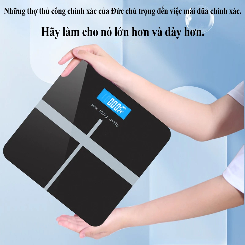 Cân sức khỏe điện tử chữ thập 180kg độ chính xác cao - Cân Sức Khoẻ Màn Hình Hiển Thị LCD - Hàng chính hãng