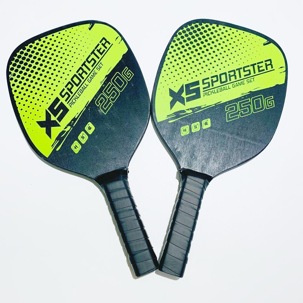 Set vợt bóng bàn gồm 2 vợt 4 bóng màu xanh lá