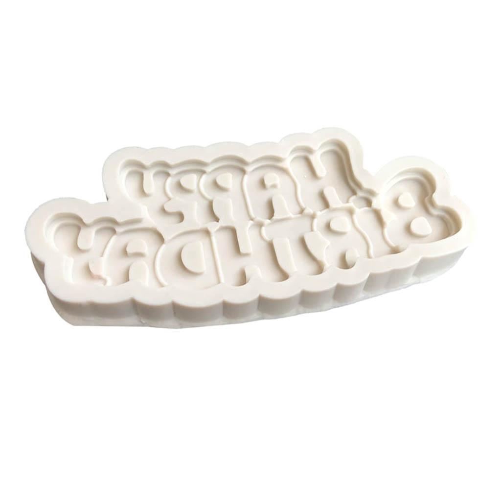 Birthday Model Silicon Mold Fondant Cake Decorating Tools Baking Mould DIY Craft For Party Decorations Birthday Gifts