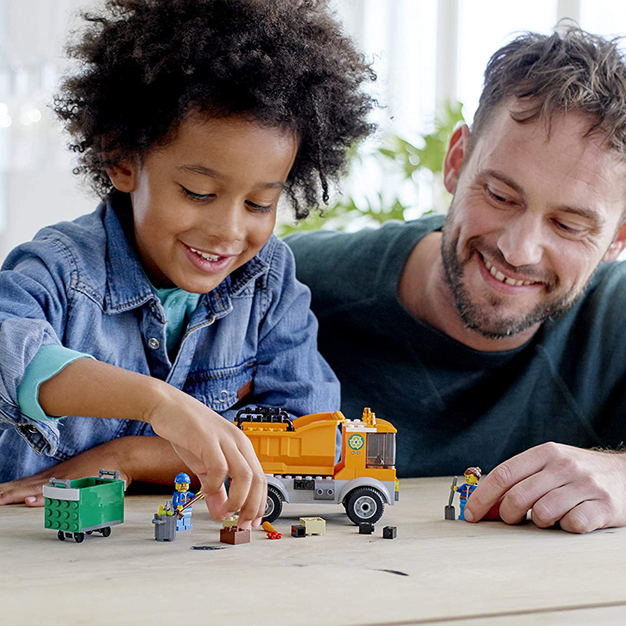 Đồ Chơi Lắp Ghép, Xếp Hình LEGO - Xe Tải Chở Rác 60220