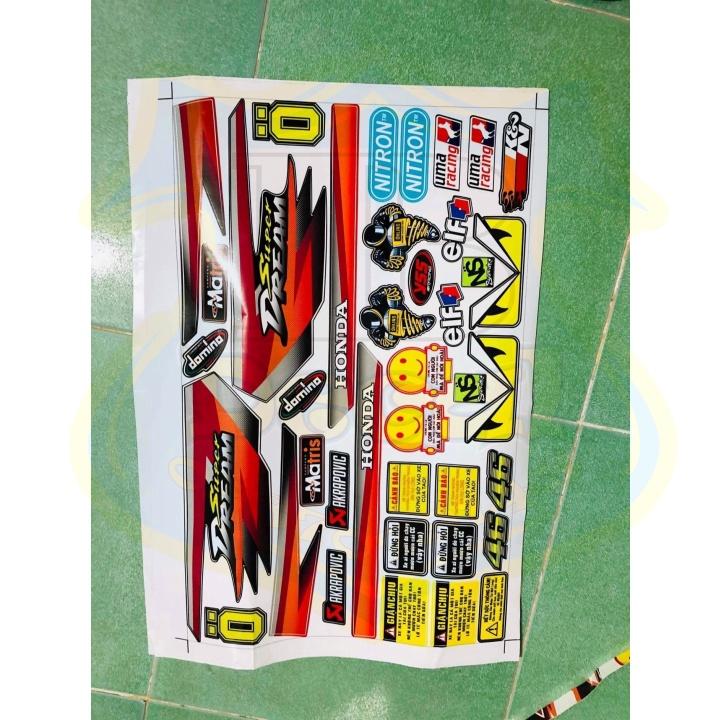 Tem rời xe DREAM ĐỎ CAM