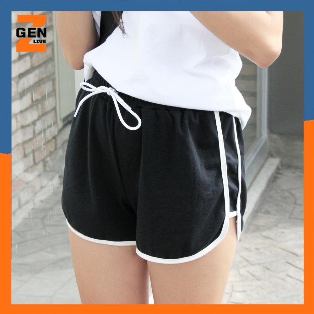 Quần Short Thun Nữ Viền 3 Sọc, Chất Vải Mềm Co Giãn - LZ FASHION - HN007