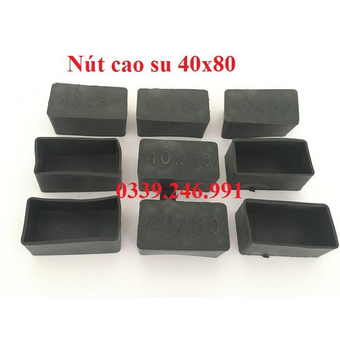 10 chiếc kích thước 40x80 mm bao ngoài chân bàn ghế chống xước, chụp đầu ống chống nước mưa