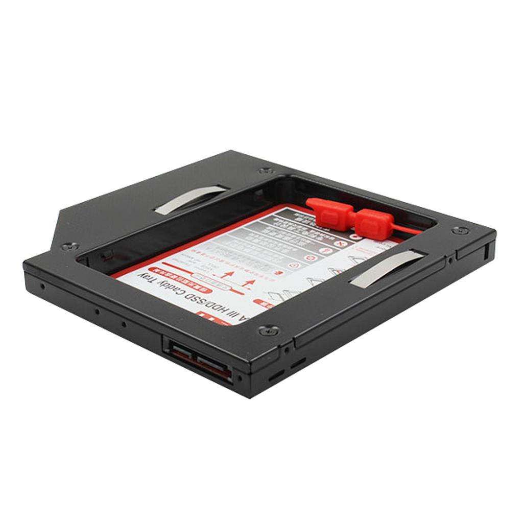 2.5'' 12.7mm SSD HDD Caddy Tray Aluminum Optical Drive Bay