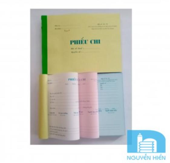 Phiếu chi cacbon 3 liên 150 trang A5 - 13x19cm