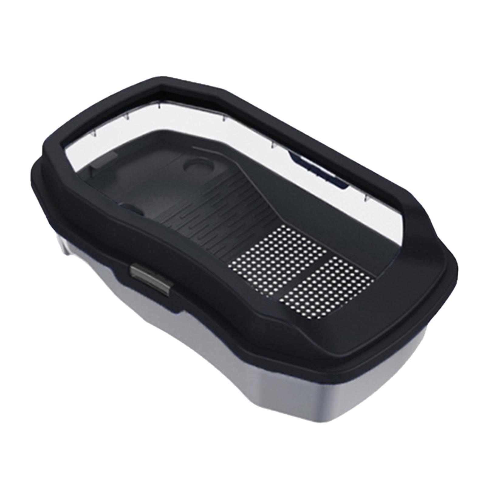 Turtle Aquarium Turtle Breeding Tank with Basking Platform Detachable Prevent from Escaping Turtle Habitat Reptile Tank for Lizards Crayfish