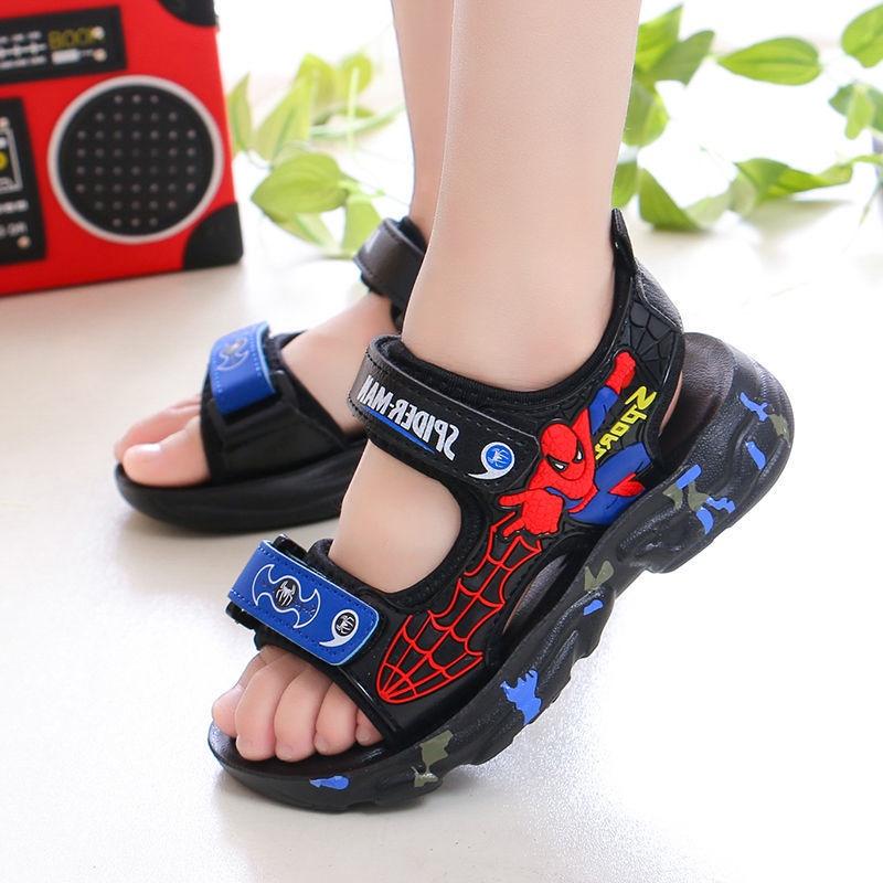 Sandal Bé Trai Dép Siêu Nhân Cho Bé Từ 3-12 Tuổi Dáng Thể Thao Quai Mềm Đế Êm Kháng Khuẩn Dành D73