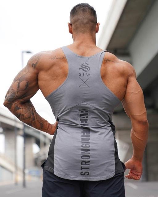 Áo ba lỗ nam nhập khẩu Strong Lift wear