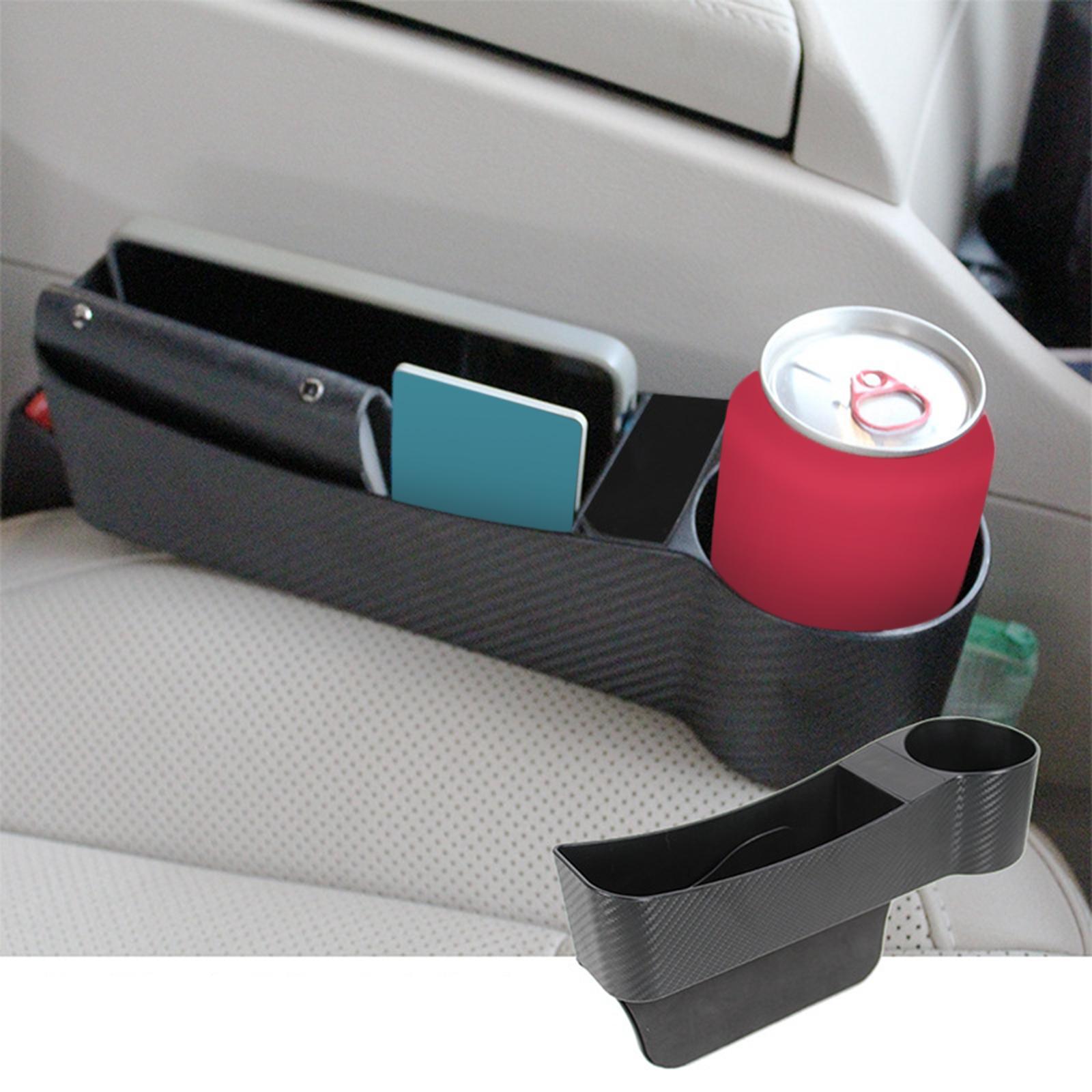 Car Seat Filler Organizer, Seat Side Storage Seat Storage Box Car Front Seat Accessories for Holding Phone, Glasses