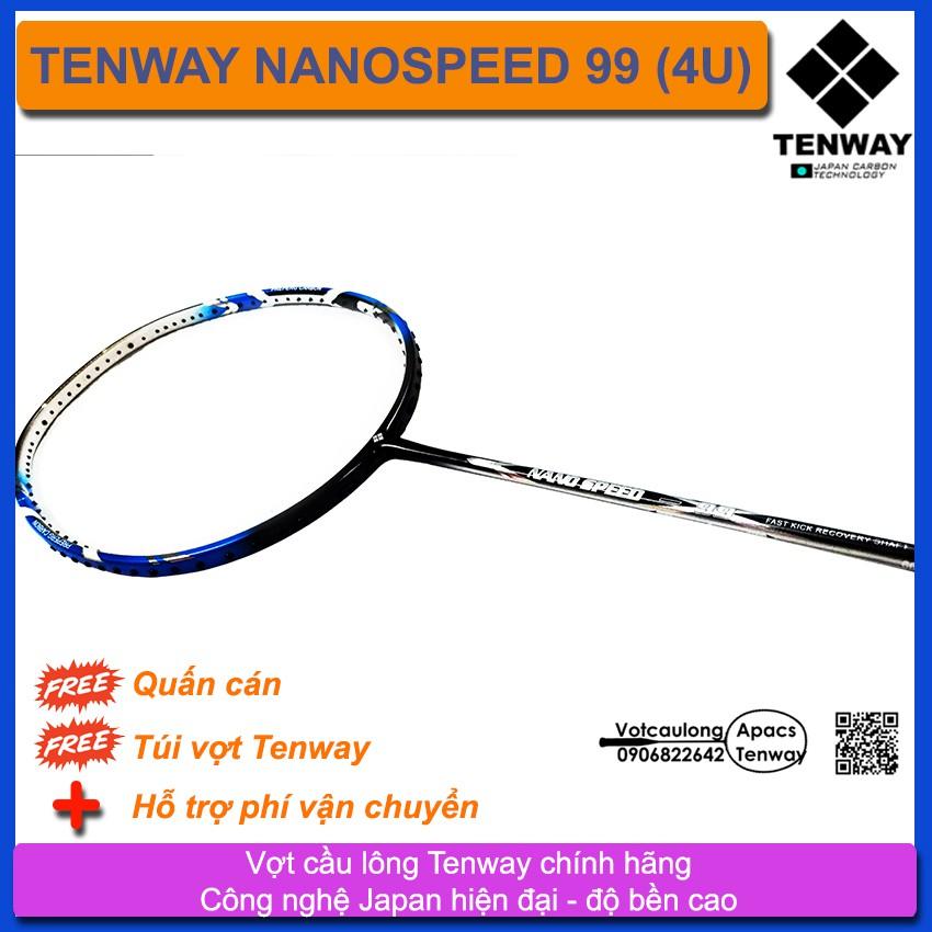 Vợt cầu lông Tenway NanoSpeed 99 (4U) | Vợt phù hợp đánh phong trào, rèn luyện sức khỏe