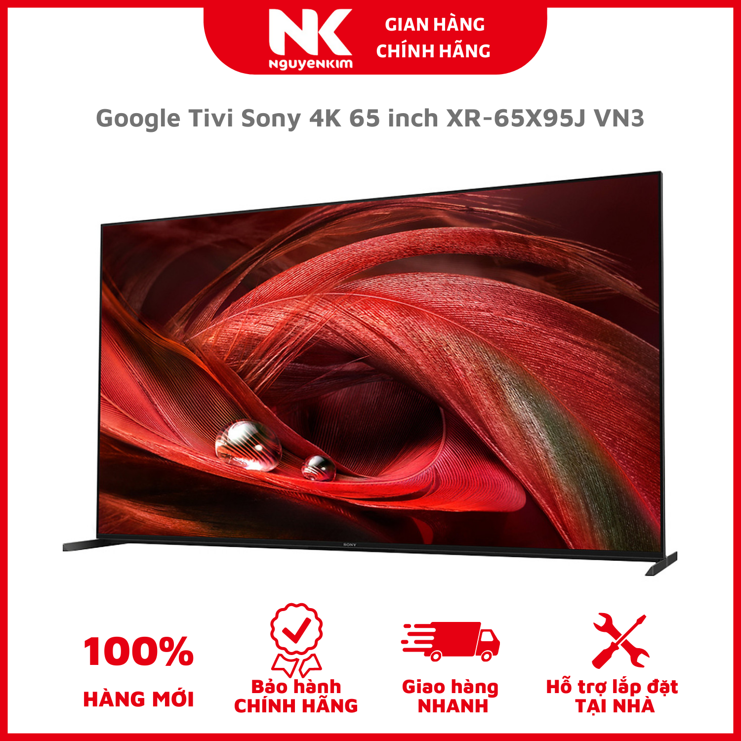 Google Tivi Sony 4K 65 inch XR-65X95J VN3 - Hàng Chính Hãng