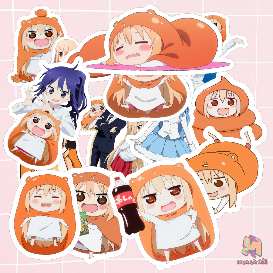 Miếng dán Stickers chủ đề Himouto ! Umaru-chan