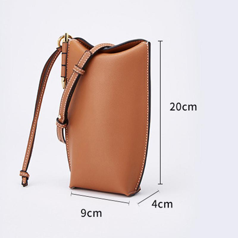 Bao Da Chính Hãng Xô Túi Túi Điện Thoại Di Động Mới Túi Xách Mini Retro Túi Xách Da Nữ Túi GN-SB-fgmnxb