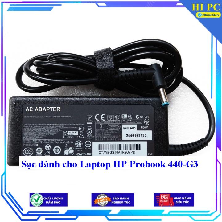 Sạc dành cho Laptop HP Probook 440-G3 - Kèm Dây nguồn - Hàng Nhập Khẩu
