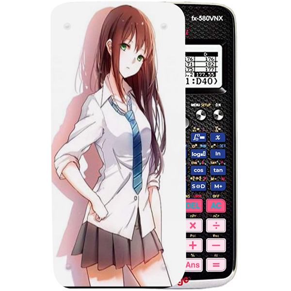 Ốp Máy Tính Casio - FX 580 VNX - Nhân VậT Anime Tam 054