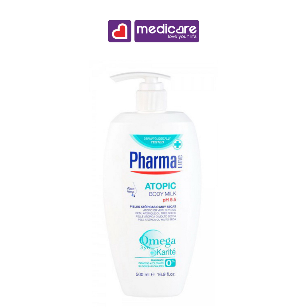 0125037 Sữa dưỡng thể PHARMALINE Atopic 500ml