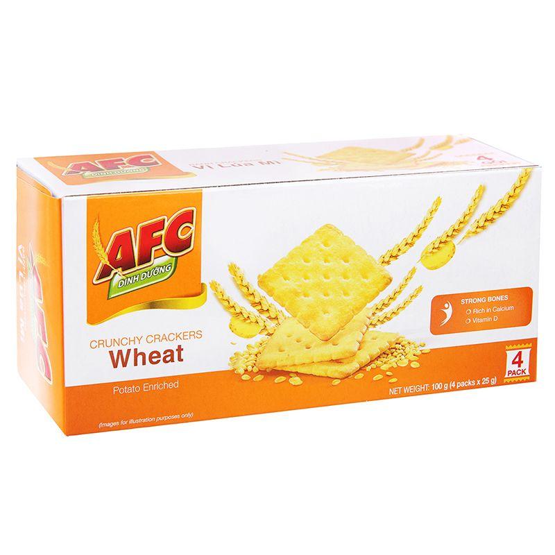 Bánh Cracker Lúa Mì AFC Hộp 100G – 8934680025959