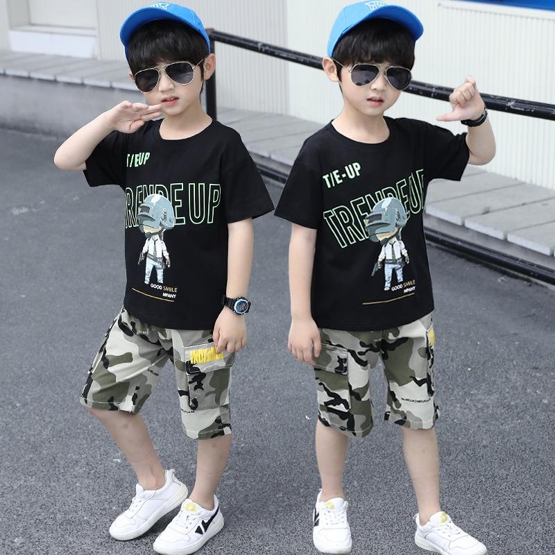 Quần Áo Trẻ Em, Bộ Quần Áo TE-UP Dễ Thương Cho Bé Trai 15-35Kg