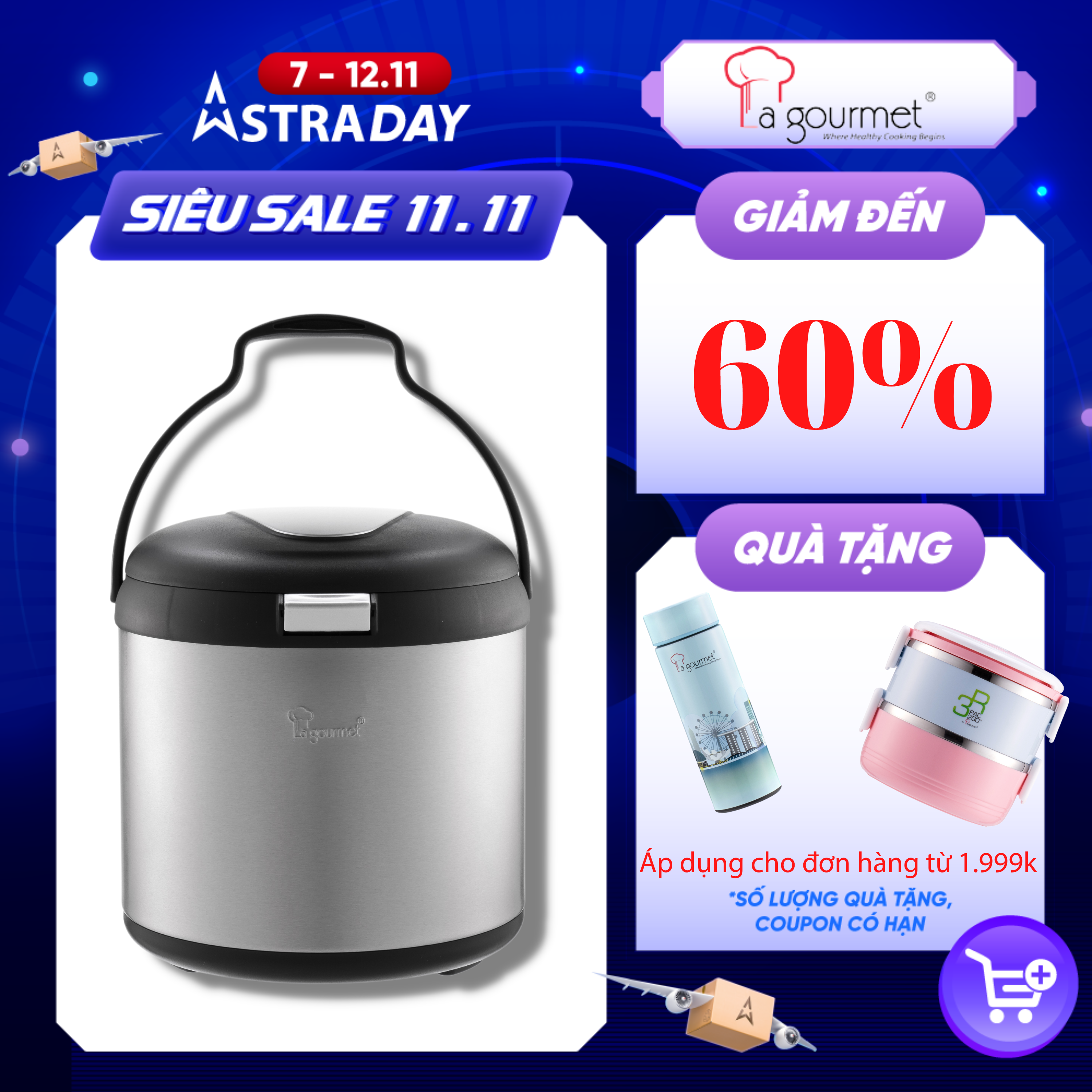 Nồi Ủ La Gourmet (7L)- 207869