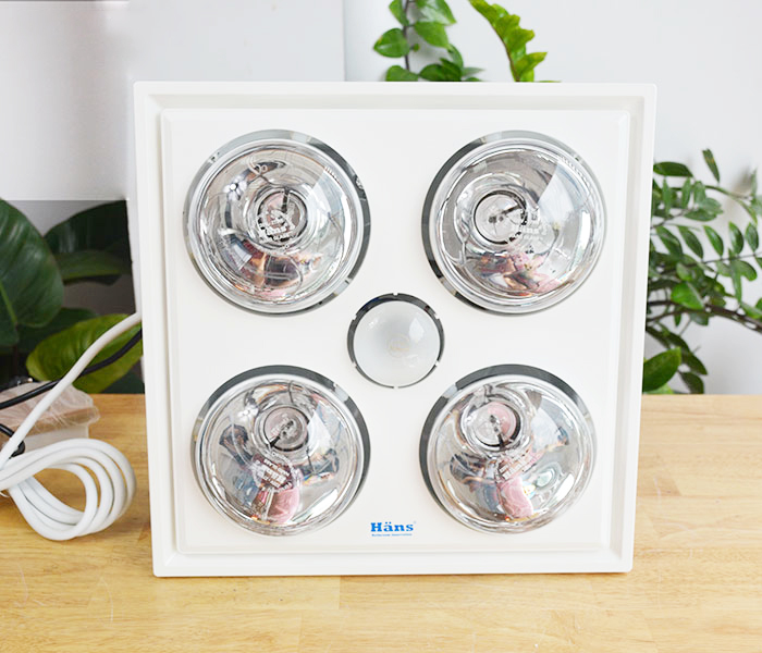 Đèn Sưởi 4 Bóng Hans Loại Âm Trần - Hàng chính hãng