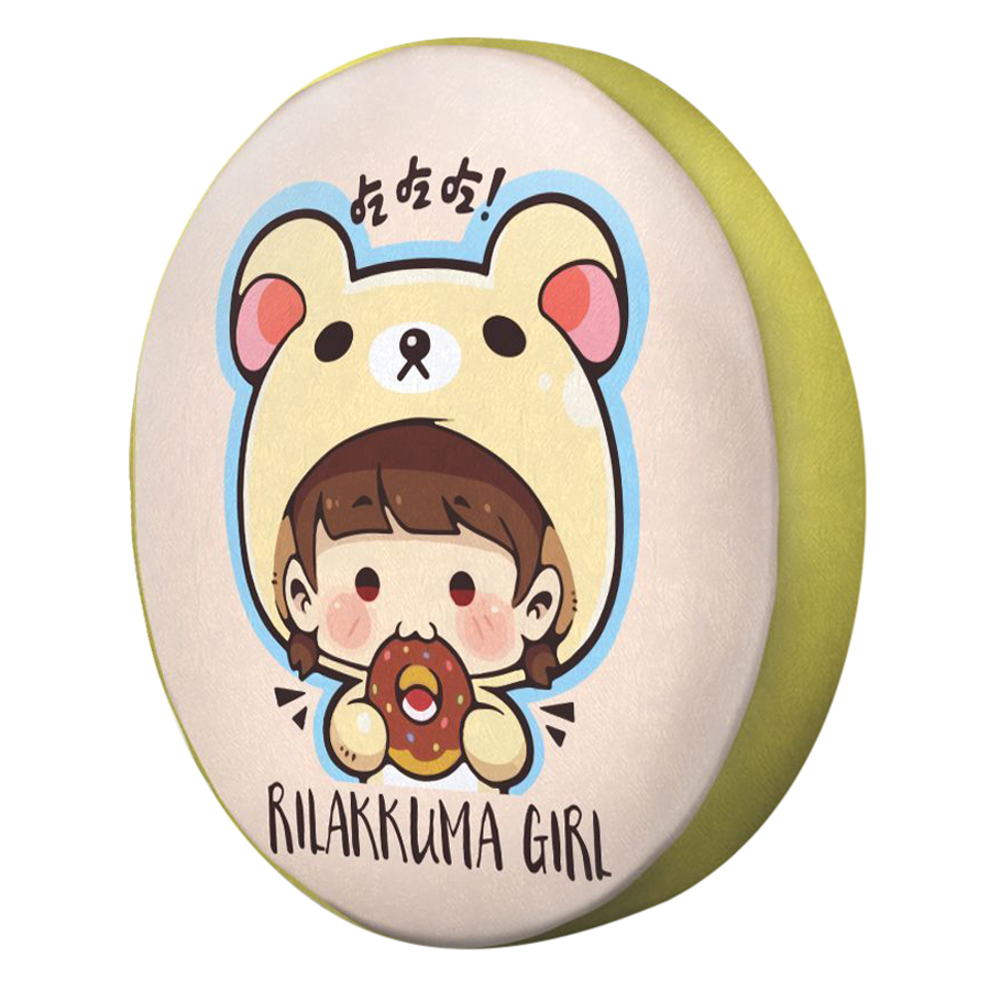 Gối tròn Cô bé Rilakkuma - GOCP165
