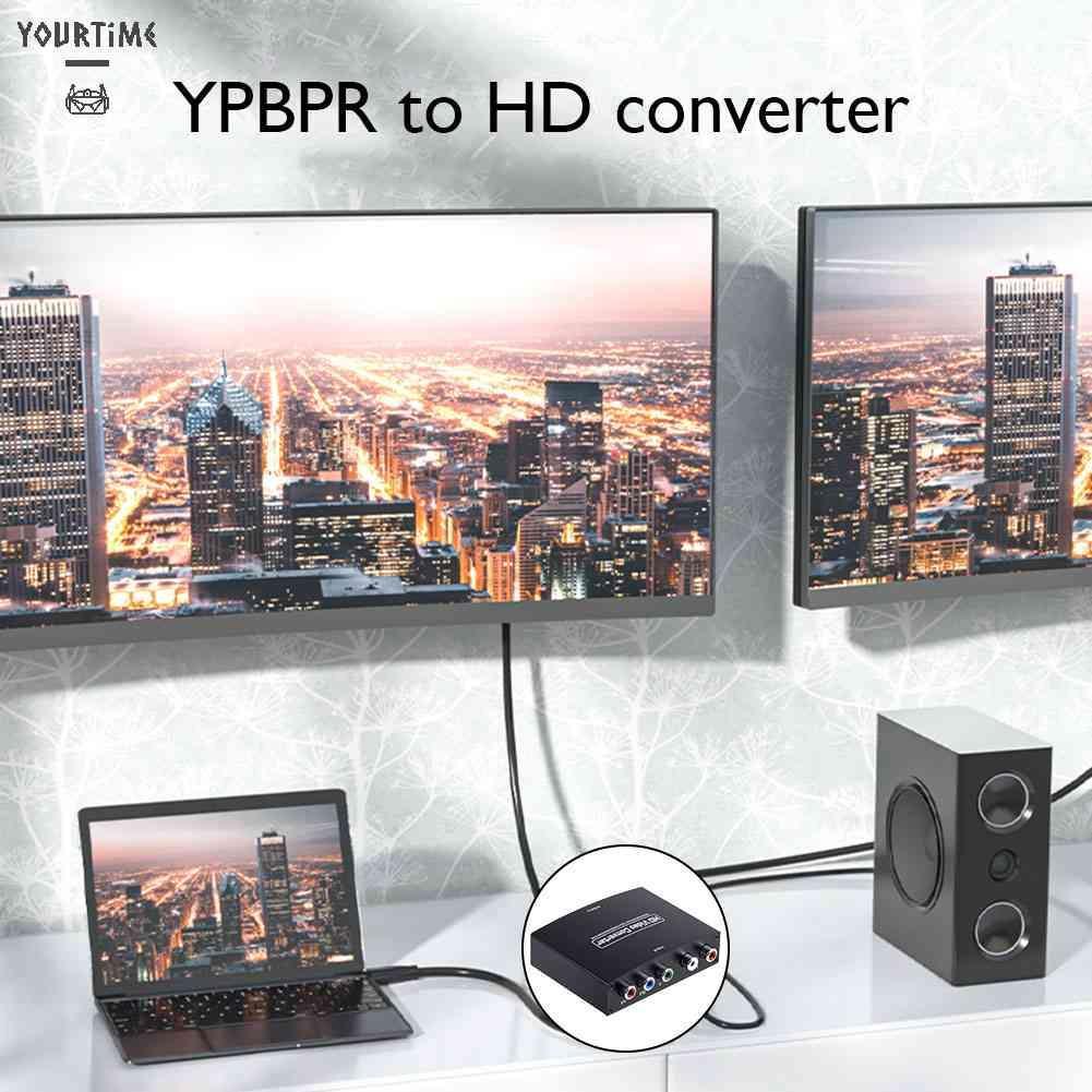 Bộ ChuyểN ĐổI Âm Thanh / Video 1080P 5 RCA RGB Sang HDMI