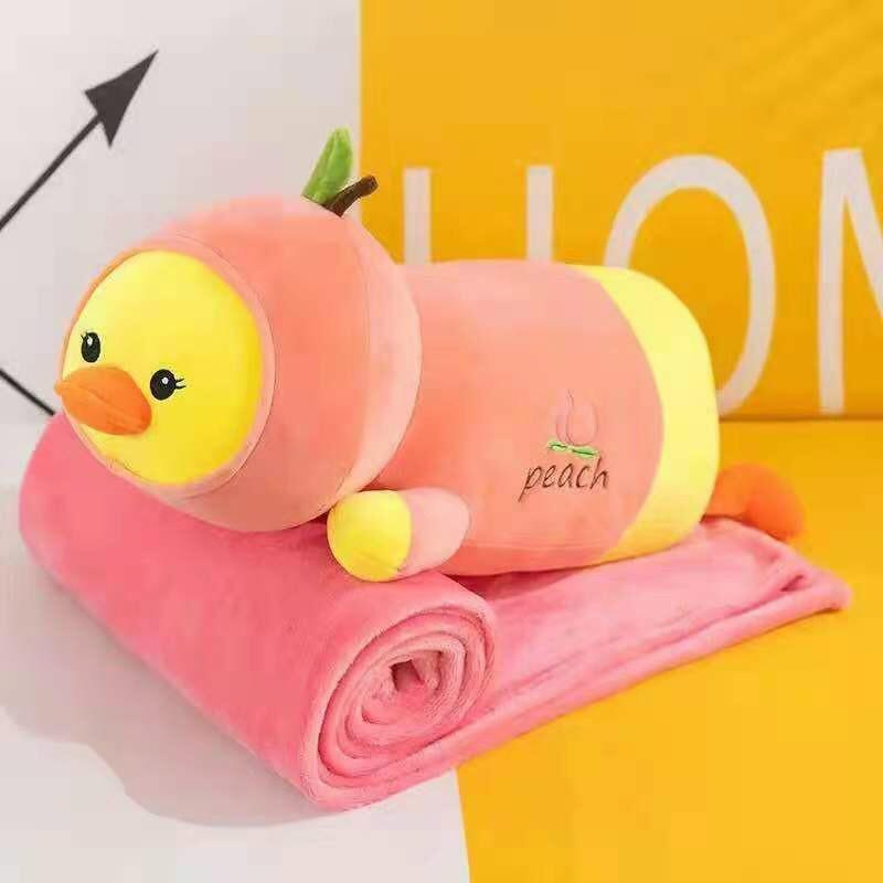 Bộ Chăn Gối Văn Phòng 3in1 Thỏ, chó, vịt Kèm Chăn Tiện Lợi
