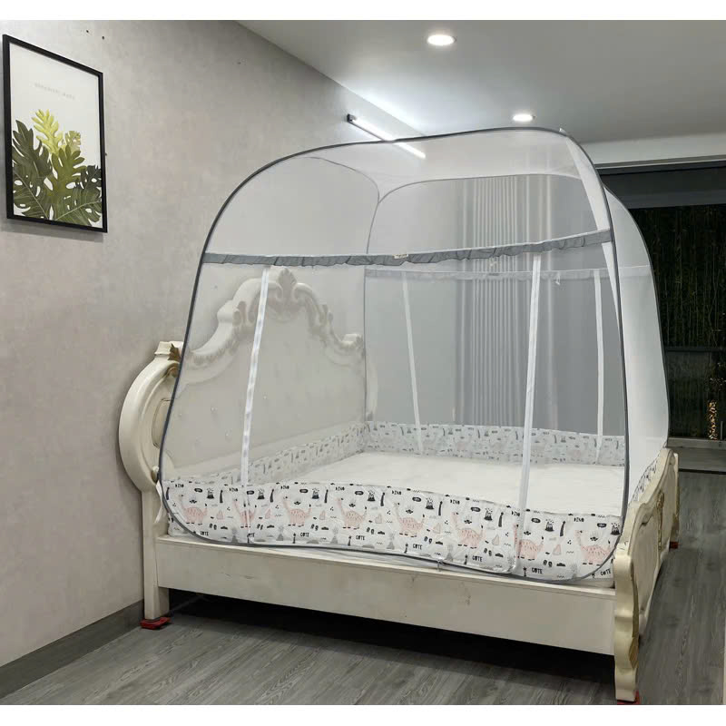 Màn Chụp , Mùng Chụp Cao Cấp Mộc Miên Đỉnh Rộng - Kích Thước 1,8mx2m - 2 cửa ( Hà Nội )