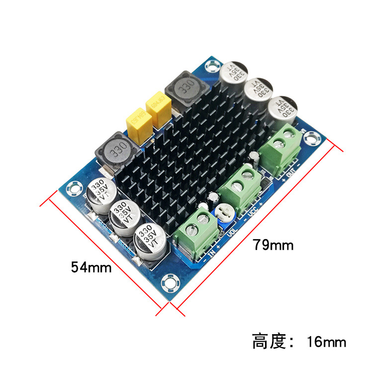 Mạch khuếch đại công suất TPA3116D2 Mono Công suất 120W x 2, Class D Sử dụng nguồn 12-26VDC