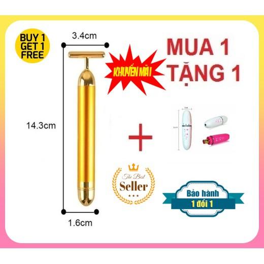 02 Mát Xa Rung Cầm Tay Mát Xa Mát Mạnh T (Tặng Kèm Thêm 1 Móc Hình Thú Ngẫu Nhiên) FMA1096