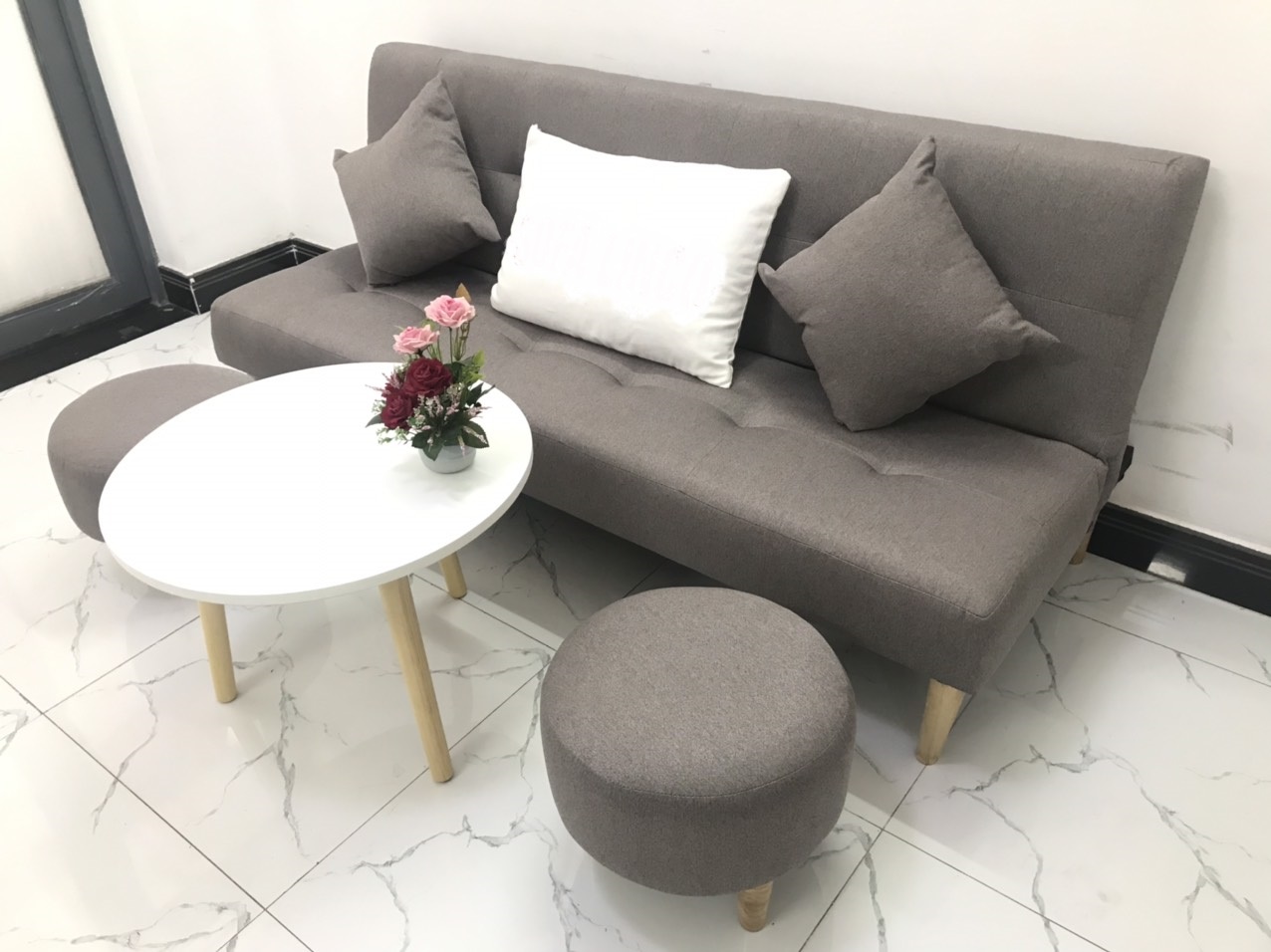 Bộ ghế sofa giường phòng khách Linco12